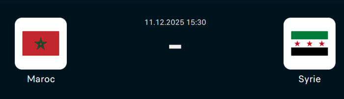 CA FIFA 2025 : Les Lions face au défi syrien cet après-midi en quart de finale