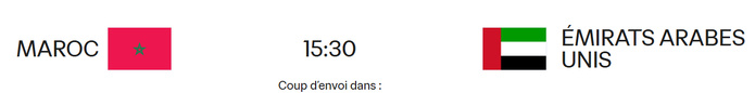 CA FIFA / Demi-finale Maroc vs Émirats : un duel indécis et intense cet après-midi