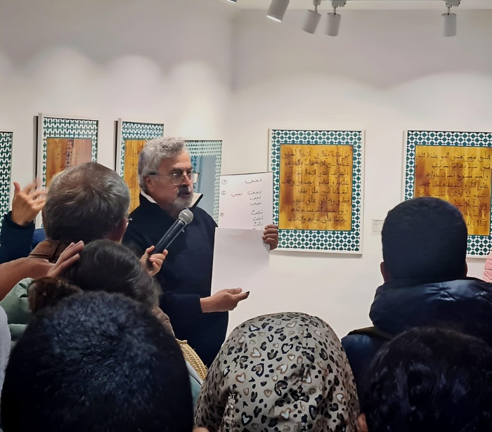 ​El Jadida -Vernissage : Didier Klein, un calligraphe français célèbre les racines poétiques de la langue arabe