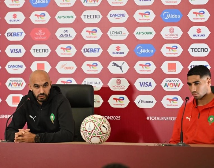 L'avant Maroc-Comores: l'essentiel de la conférence de presse de Regragui et de Hakimi L'avant Maroc-Comores: l'essentiel de la conférence de presse de Regragui et de Hakimi