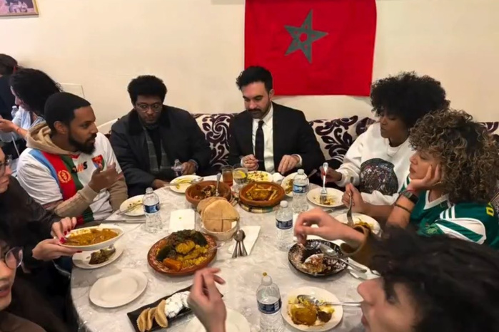 New York : Zohran Mamdani surprend les supporters des Lions de l'Atlas dans un restaurant marocain