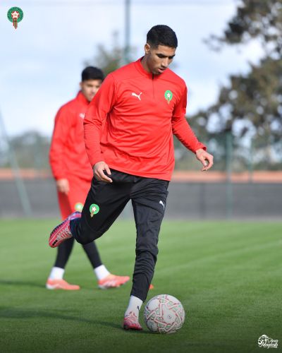 CAN 2025 / Préparation :  reprise studieuse des Lions de l’Atlas avec la présence de Belammari