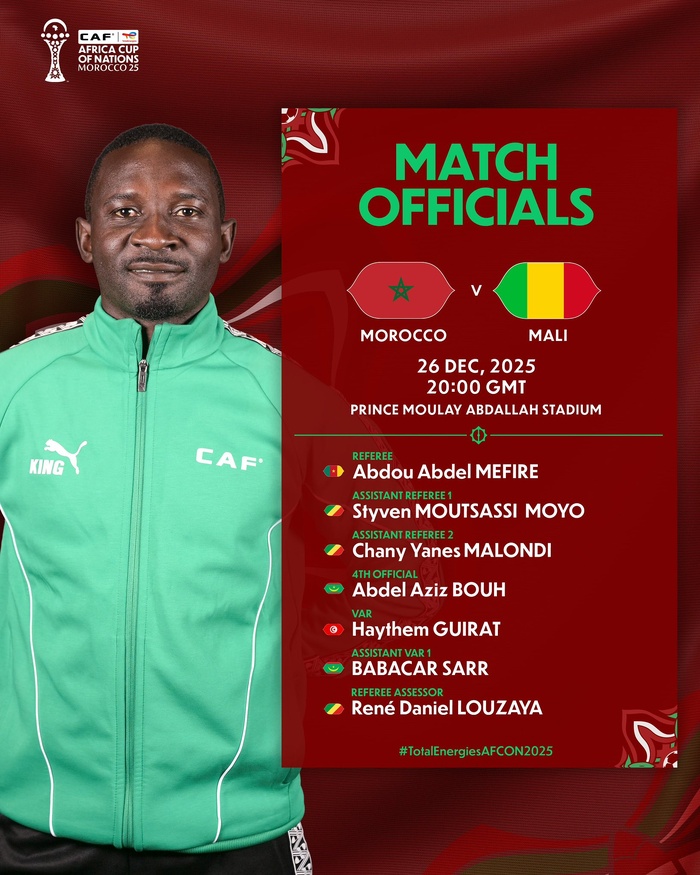 CAN Maroc 2025: Les officiels du jour CAN Maroc 2025: Les officiels du jour