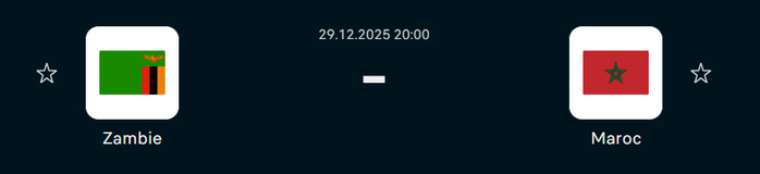 CAN 2025 : Maroc-Zambie, une soirée décisive pour les Lions CAN 2025 : Maroc-Zambie, une soirée décisive pour les Lions