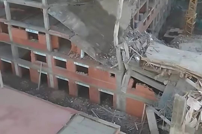 Marrakech: effondrement d'un immeuble en construction, aucun blessé ni décès à déplorer Marrakech: effondrement d'un immeuble en construction, aucun blessé ni décès à déplorer