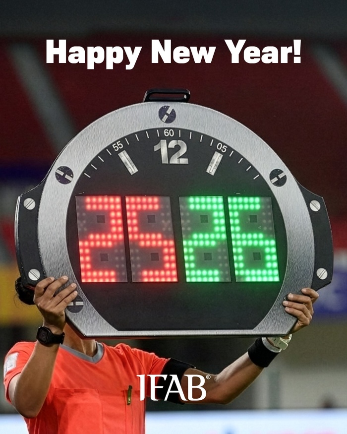 Arbitrage : L’IFAB fête le passage de 2025 à 2026 Arbitrage : L’IFAB fête le passage de 2025 à 2026