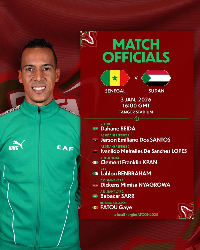 CAN Maroc 25 - 8es de finale 1 / En fin d'après-midi, ‘’Sénégal - Soudan’’ : enjeu,  arbitrage, horaire et météo