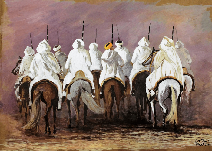 Œuvre de Abdelaziz Essaihi. Œuvre de Abdelaziz Essaihi.