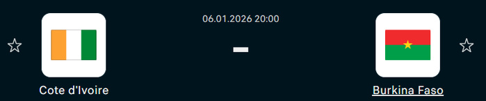 CAN Maroc 25 / Côte d’Ivoire - Burkina Faso : duel entre technicité et solidité CAN Maroc 25 / Côte d’Ivoire - Burkina Faso : duel entre technicité et solidité