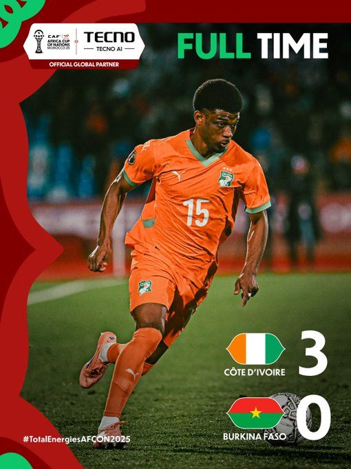 CAN Maroc 25 : la Côte d’Ivoire rejoint l’Égypte en quart de finale à Agadir