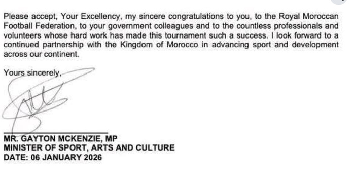 CAN 2025 : le ministre sud-africain des Sports désavoue les critiques du coach des Bafana Bafana et salue l’organisation du Maroc CAN 2025 : le ministre sud-africain des Sports désavoue les critiques du coach des Bafana Bafana et salue l’organisation du Maroc
