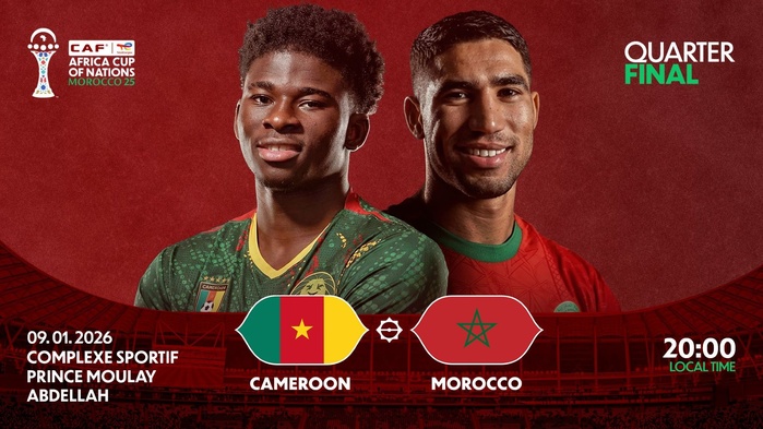 CAN 2025 / Arbitrage du Maroc-Cameroun : la CAF retire l'Egyptien (centre) et les Algériens (VAR) pour préserver l’équité après l'intervention de la FRMF CAN 2025 / Arbitrage du Maroc-Cameroun : la CAF retire l'Egyptien (centre) et les Algériens (VAR) pour préserver l’équité après l'intervention de la FRMF