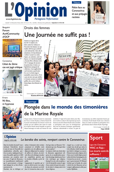7 et 8 Mars 2020