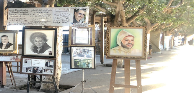 Les peintres de l’avenue Mansour Eddahbi ont le blues Les peintres de l’avenue Mansour Eddahbi ont le blues