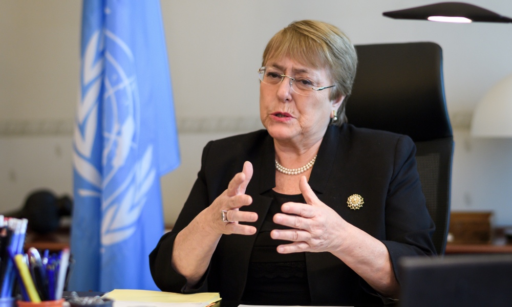 Michelle Bachelet,  Haut-Commissaire des Nations Unies aux droits de l’homme
