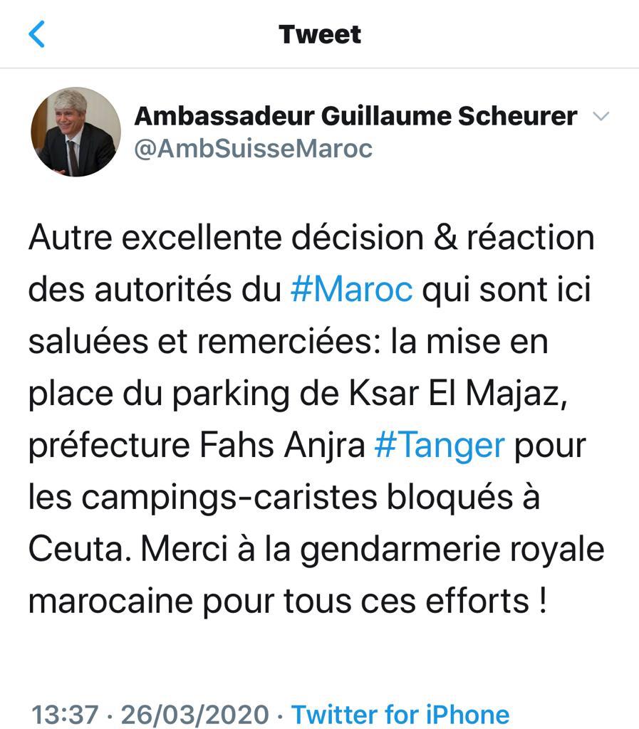 Sebta : Le Maroc aide les camping-caristes européens bloqués