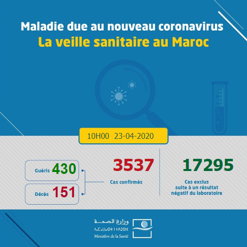 Le taux de guérison au Maroc est de 12.1%