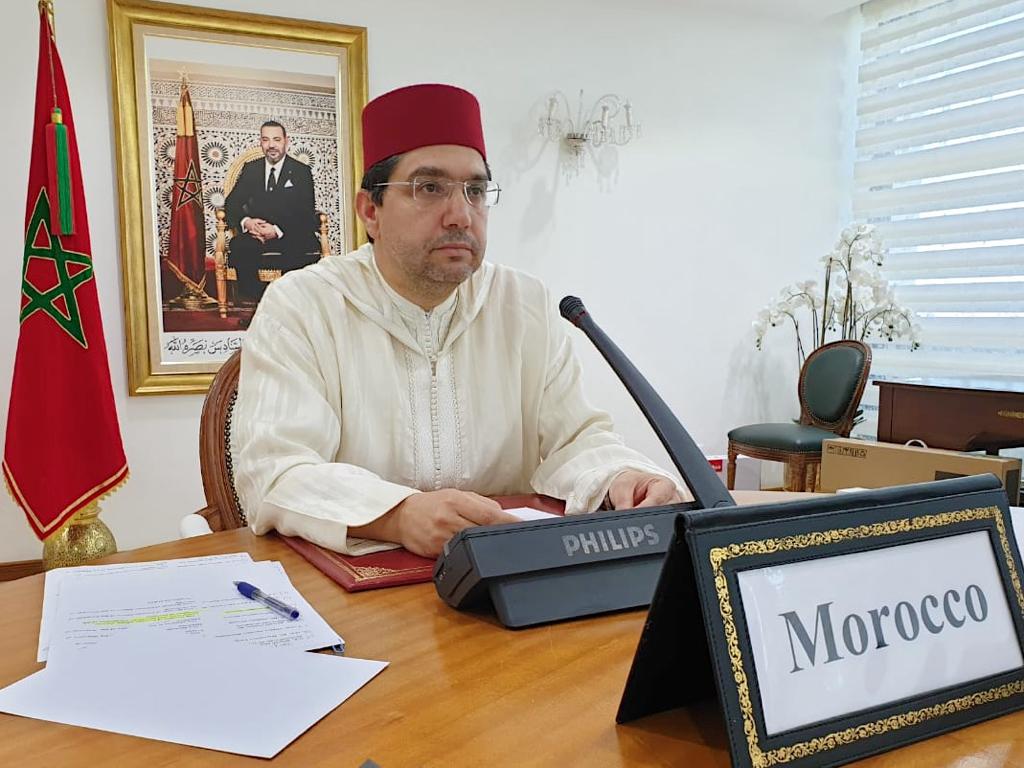 Le ministre des Affaires Étrangères, de la Coopération Africaine, et des Marocains Résidant à l’Etranger, M. Nasser Bourita,