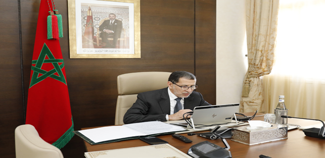 El Otmani lors d’une réunion du Conseil de gouvernement. El Otmani lors d’une réunion du Conseil de gouvernement.