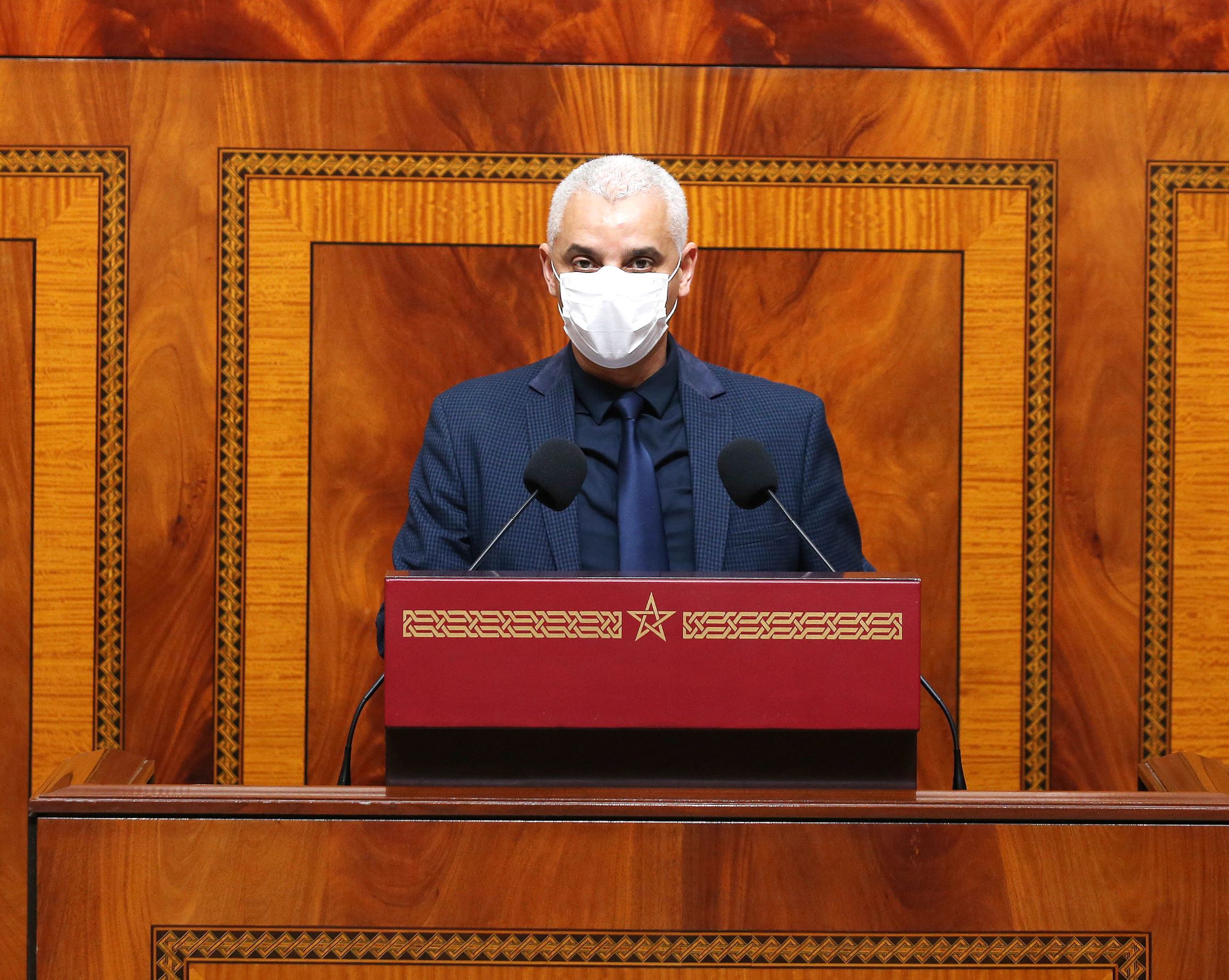 Khalid Aït Taleb lors d'un précédent passage au Parlement
