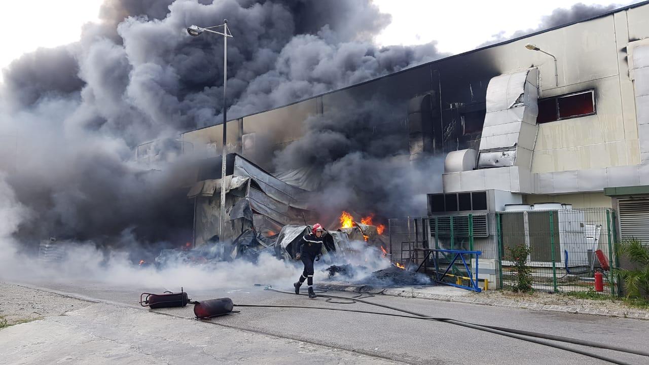 Tanger Free Zone : L’usine fujikura automotive de Tanger a pris feu