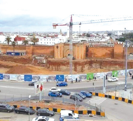 Rabat : construction d’une trémie au centre-ville