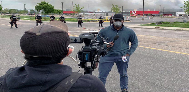 Mort de George Floyd: les journalistes trinquent Mort de George Floyd: les journalistes trinquent