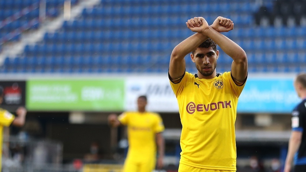 L'Inter Milan veut miser 40 millions d'euros pour s’attacher les services de Hakimi L'Inter Milan veut miser 40 millions d'euros pour s’attacher les services de Hakimi