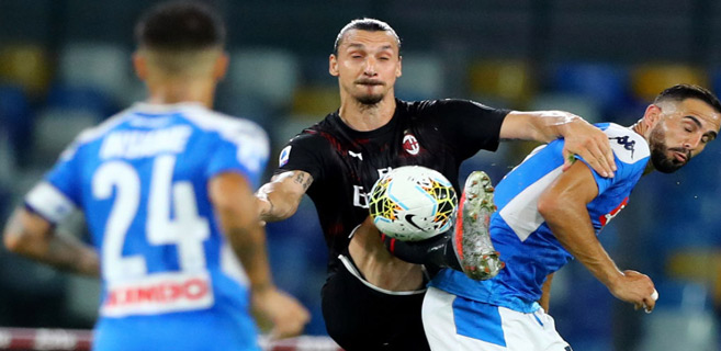 Calcio : Naples et Milan à petit pas