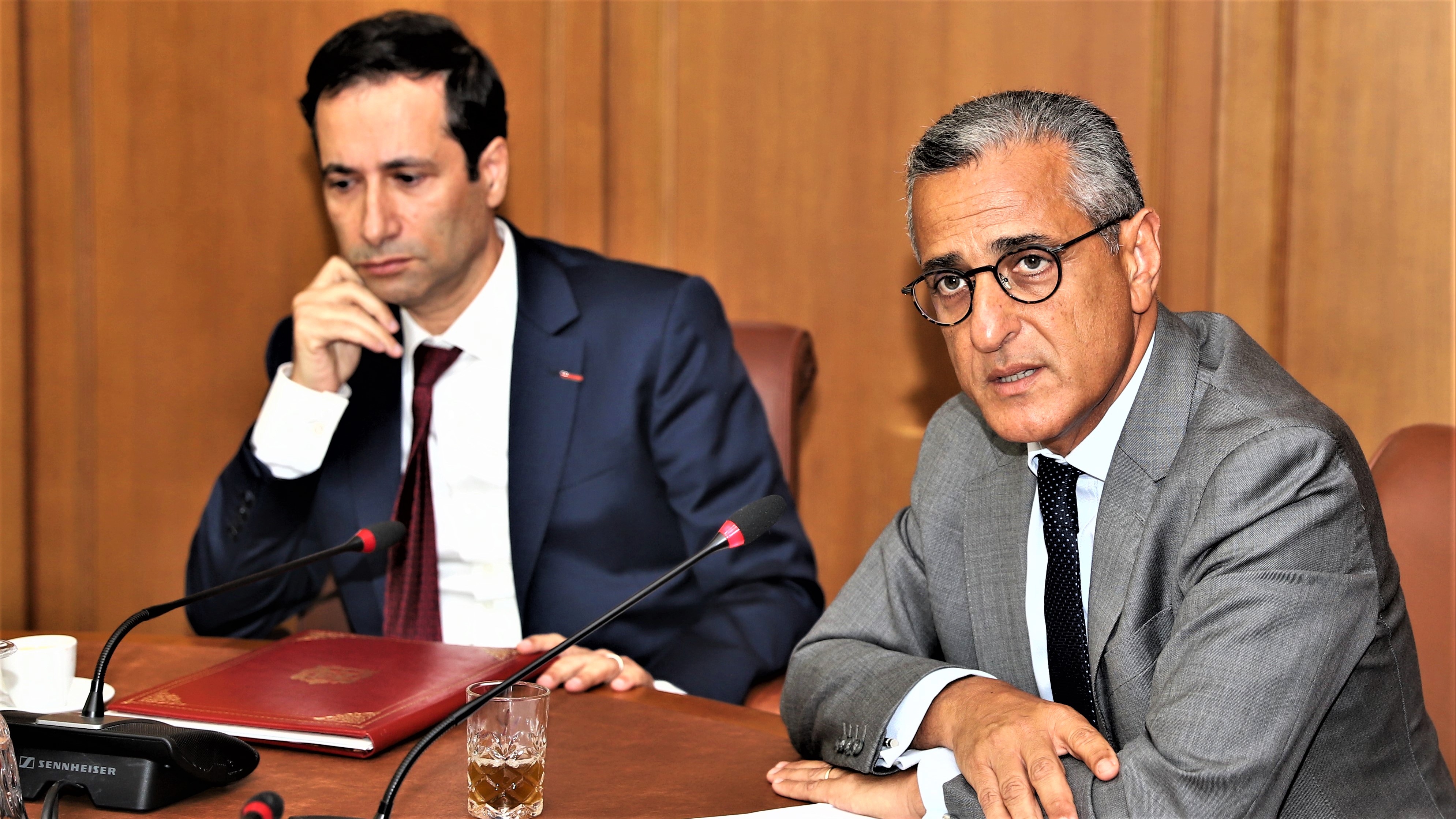 M. Karim Tajmouati intervenant lors de la présentation des prix des transactions immobilières et foncières en la présence du ministre de l'Economie et des Finances, Mohammed Benchaaboun. (Ph. MAP, Juin 2019).