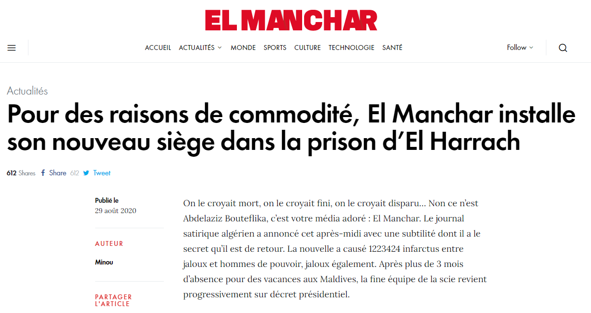 « El Manchar » is back ! 