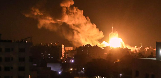 Palestine : Raids israéliens sur Gaza et salve de roquettes sur les colonies