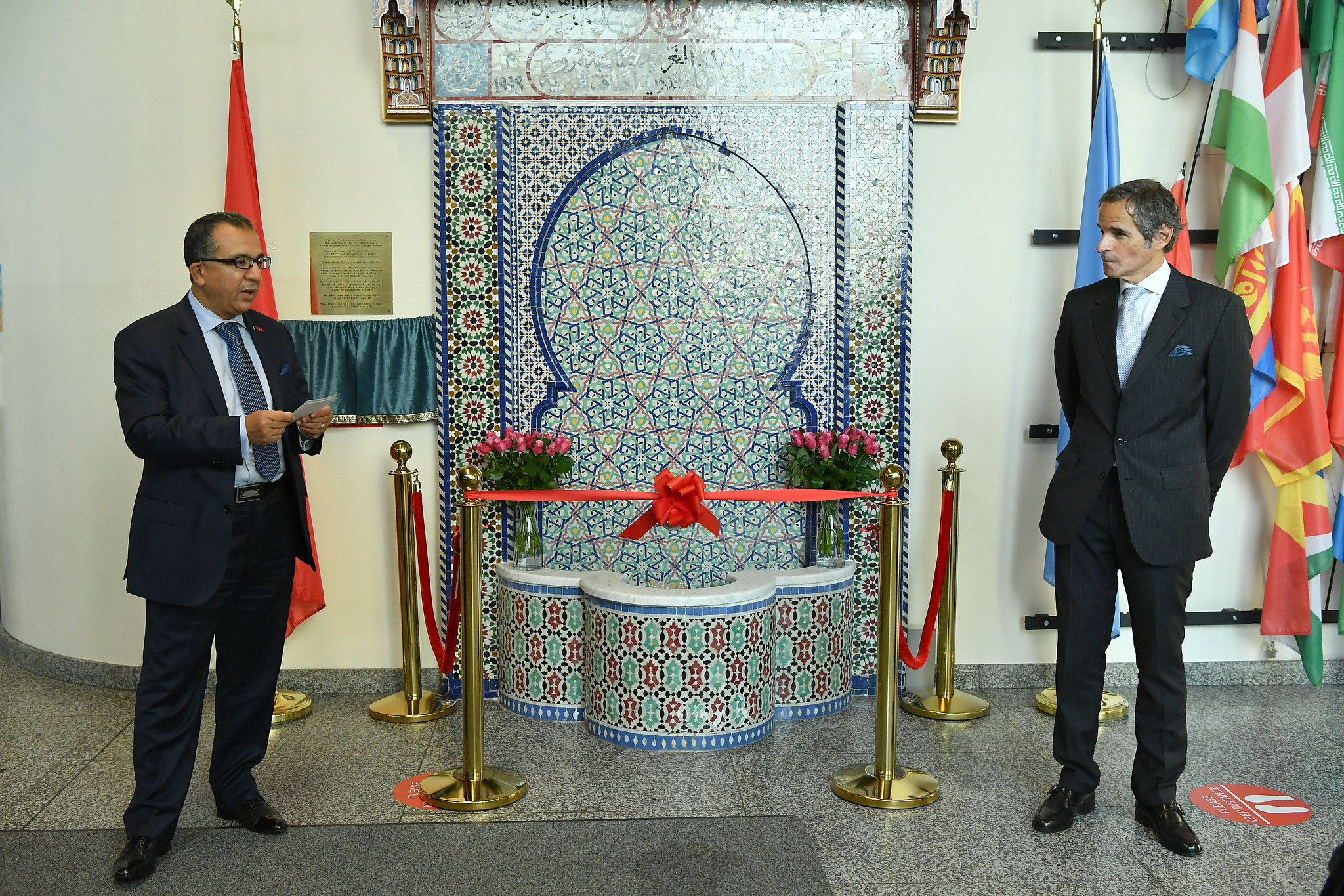 Le Maroc inaugure une fontaine de zellige restaurée au siège de l'AIEA