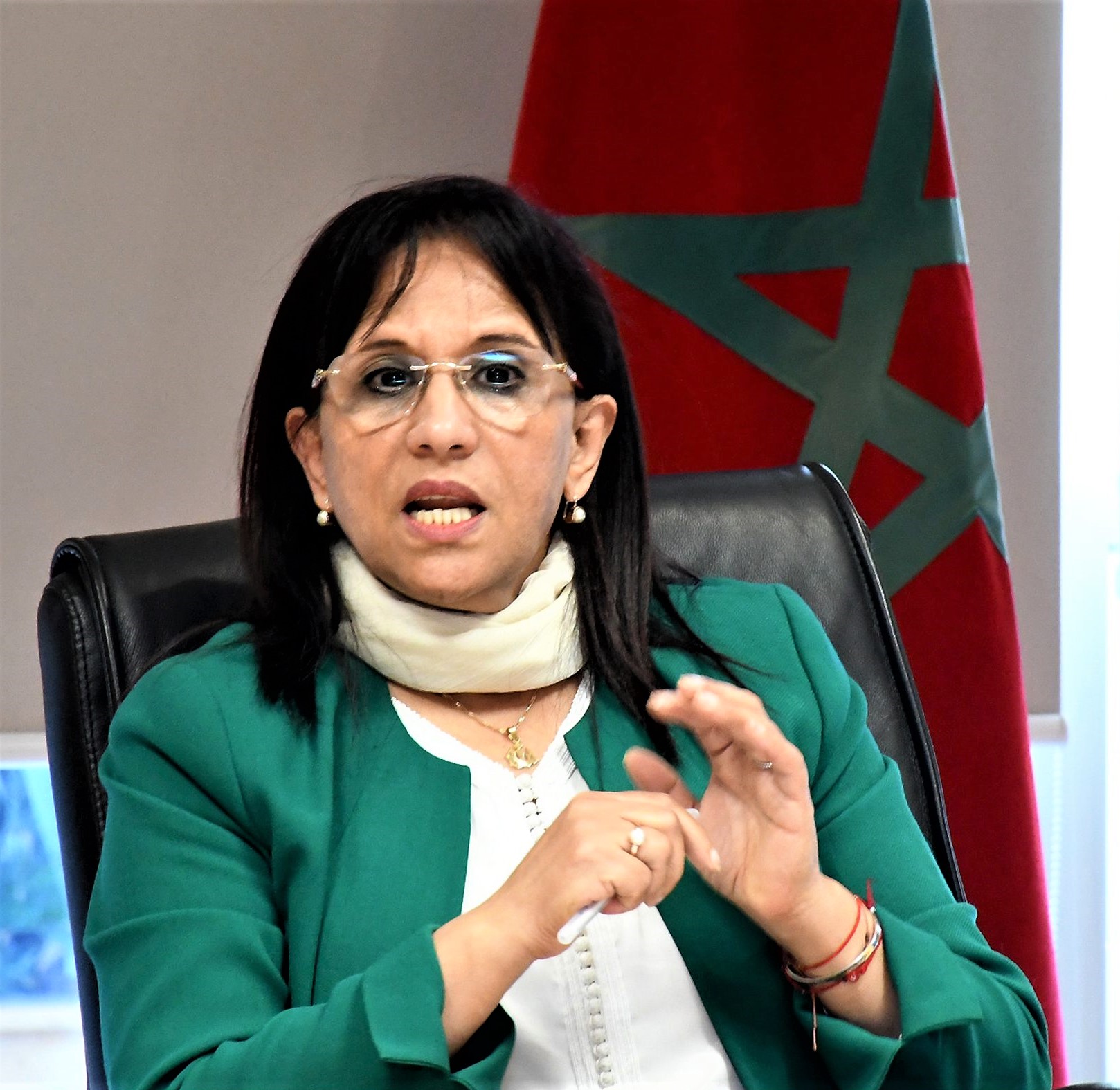 Amina BOUAYACH,  ​présidente du Conseil national des droits de l'Homme (CNDH)