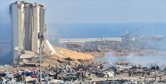 Liban : L’explosion du port de Beyrouth provoquée par 500 tonnes de nitrate d’ammonium