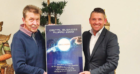 Digital Business Award 2020 décerné à QNET
