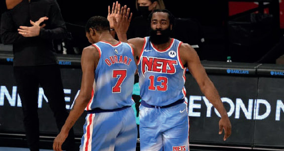 NBA : Débuts réussis et victorieux pour Harden avec les Nets NBA : Débuts réussis et victorieux pour Harden avec les Nets