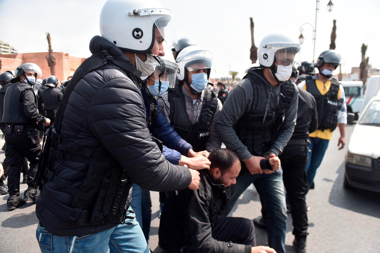 Retour en images sur la manifestation des enseignant contractuels