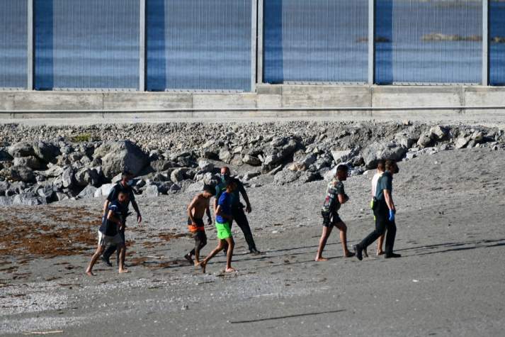 2.700 migrants arrivent à Ceuta en une journée, nouveau record (Ph. AFP)