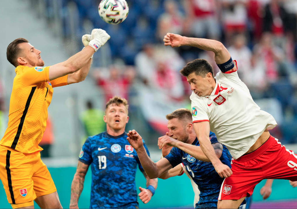 Euro 2020 : La Slovaquie prend le dessus sur la Pologne de Lewandowski