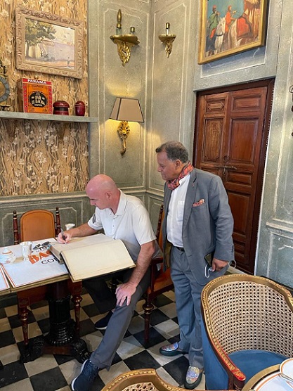 Gianni Infantino, président de la FIFA, visite le musée Dar El Bacha de Marrakech Gianni Infantino, président de la FIFA, visite le musée Dar El Bacha de Marrakech