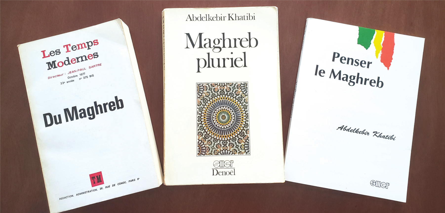 3 ouvrages, un engagement maghrébin