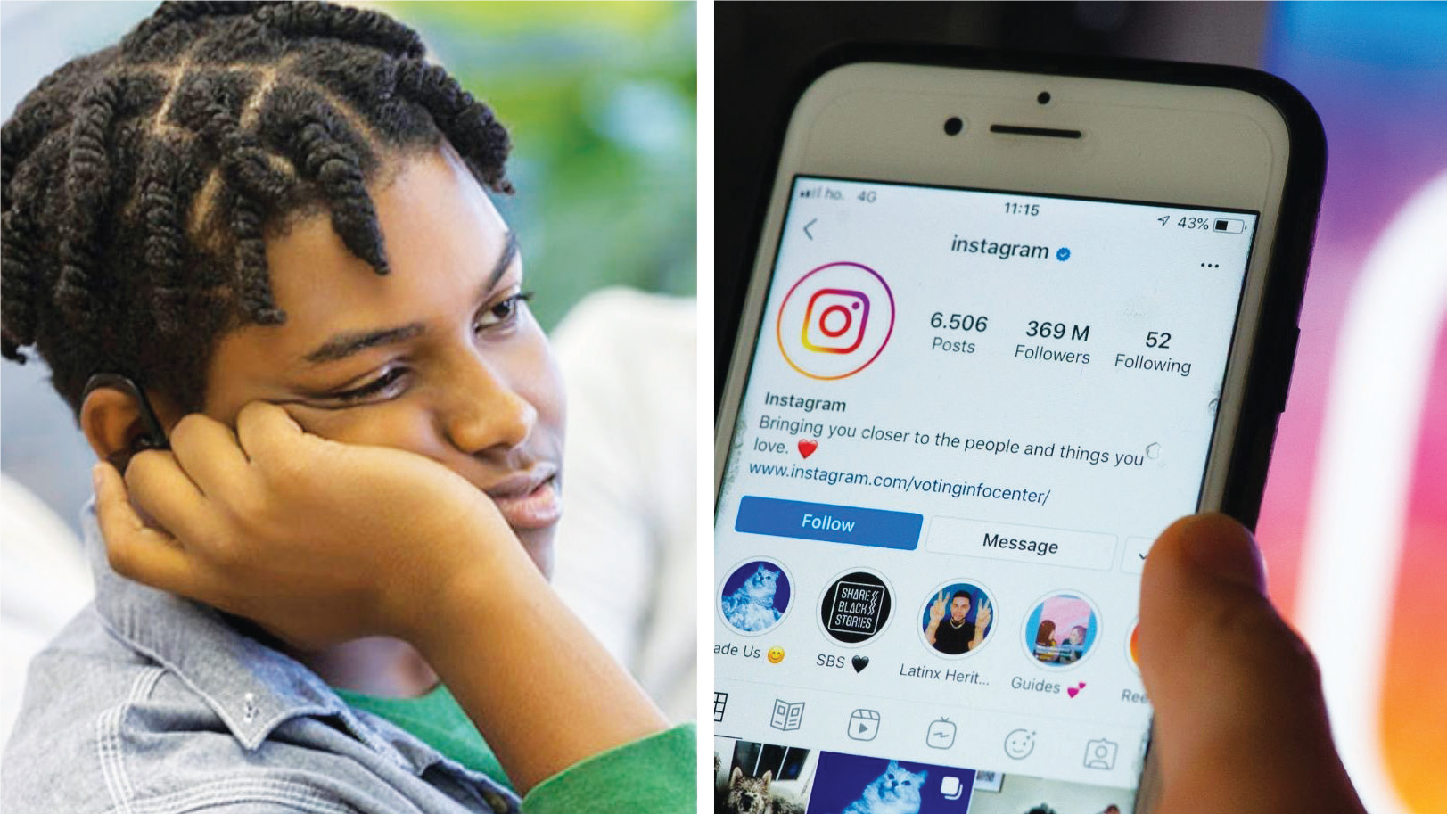 Facebook : Instagram est toxique pour la santé mentale des jeunes filles