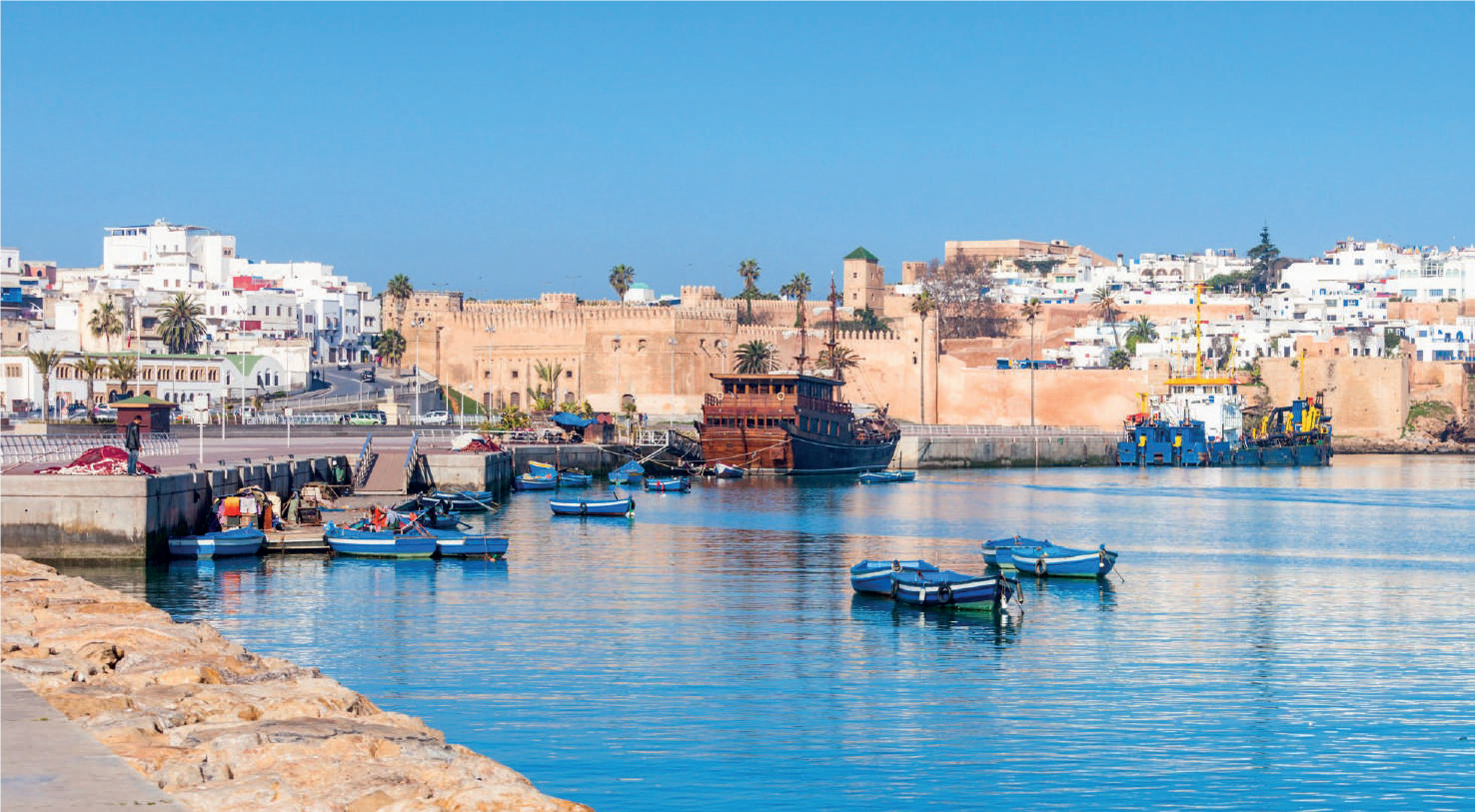 Rabat :  La Kasbah des Oudayas, noyau historique de la Capitale
