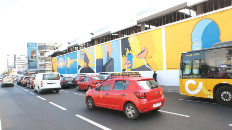 Street Art : Une géante fresque murale à Casablanca