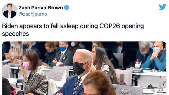 Joe Biden pris en flagrant délit