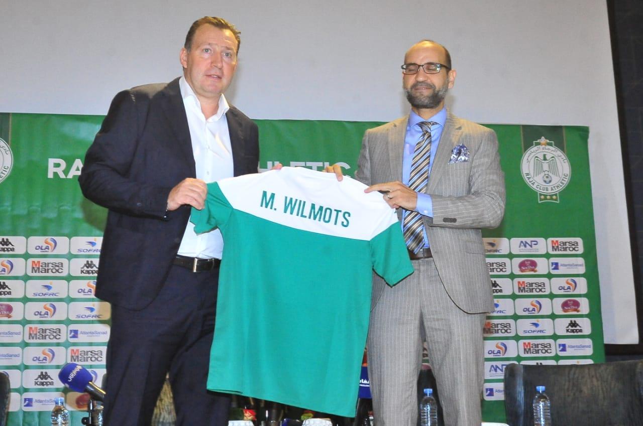 Football /Raja : Présentation officielle du nouveau coach, Marc Wilmots
