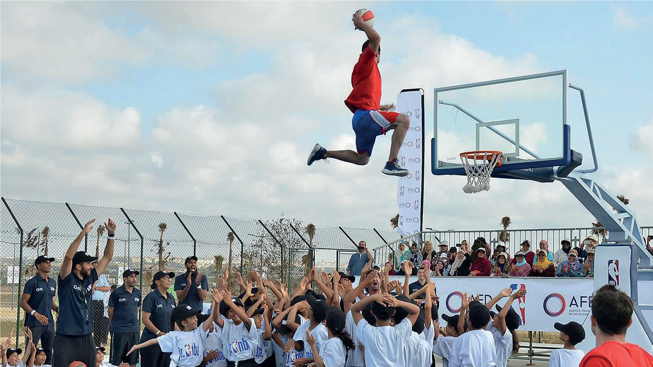 Junior NBA & AFD Basketball Experience au Maroc : Pour la promotion du développement de la jeunesse  Junior NBA & AFD Basketball Experience au Maroc : Pour la promotion du développement de la jeunesse