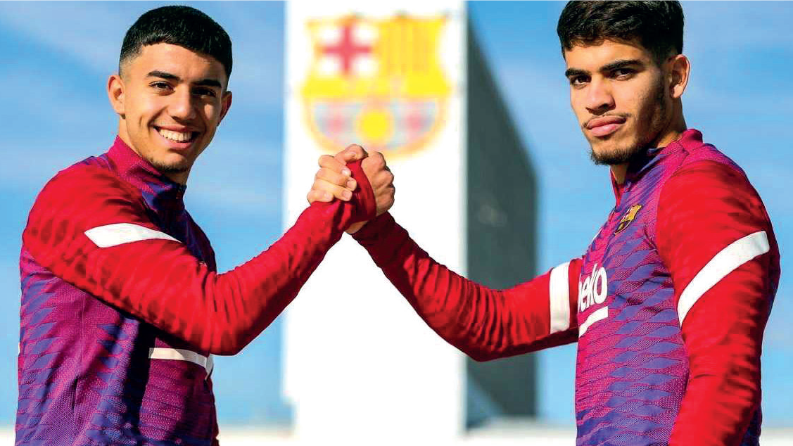 Abdessamad Ezzalzouli et Ilias Akhomach : De Barcelone à l’équipe nationale marocaine