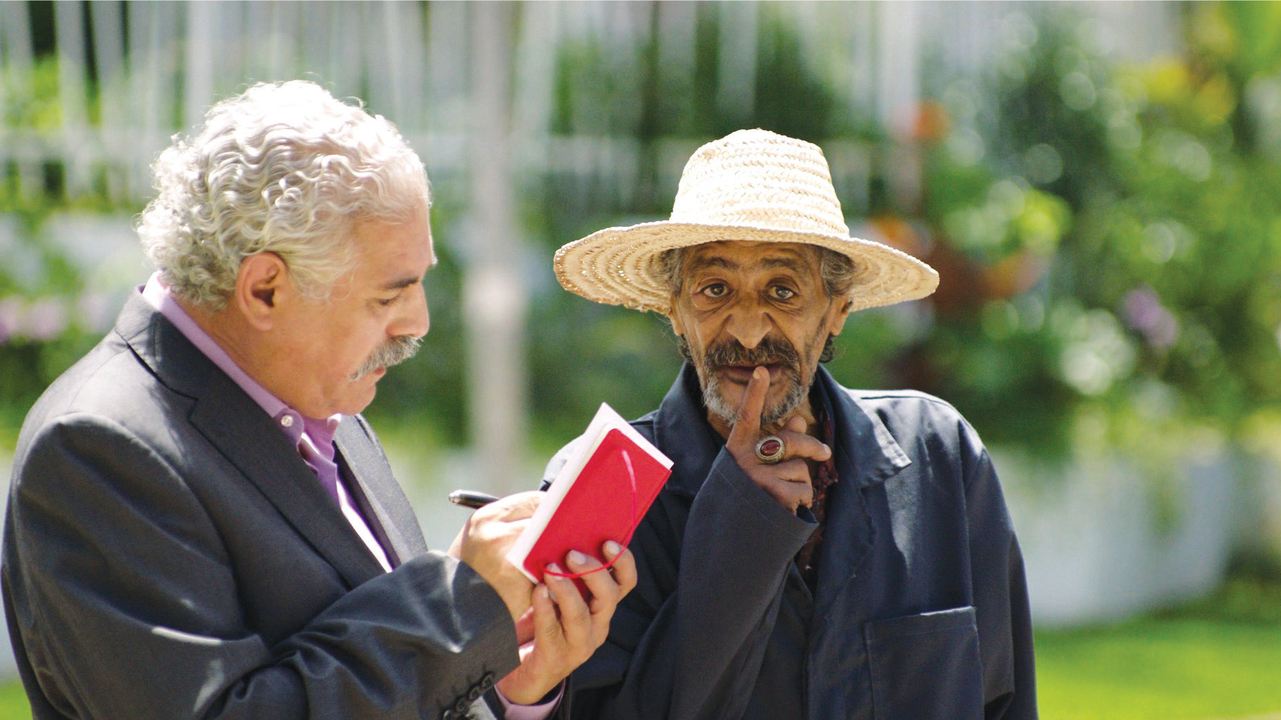 Noureddine Bikr et Mohamed Choubi en 2019 dans le téléfilm «Coeur généreux» de Abdelhai Laraki.